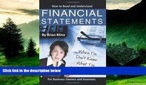 READ FREE FULL  How to Read and Understand Financial Statements When You Don t Know What You Are