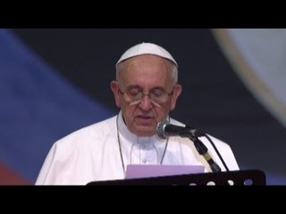 Confira a integra do discurso do papa no Riocentro