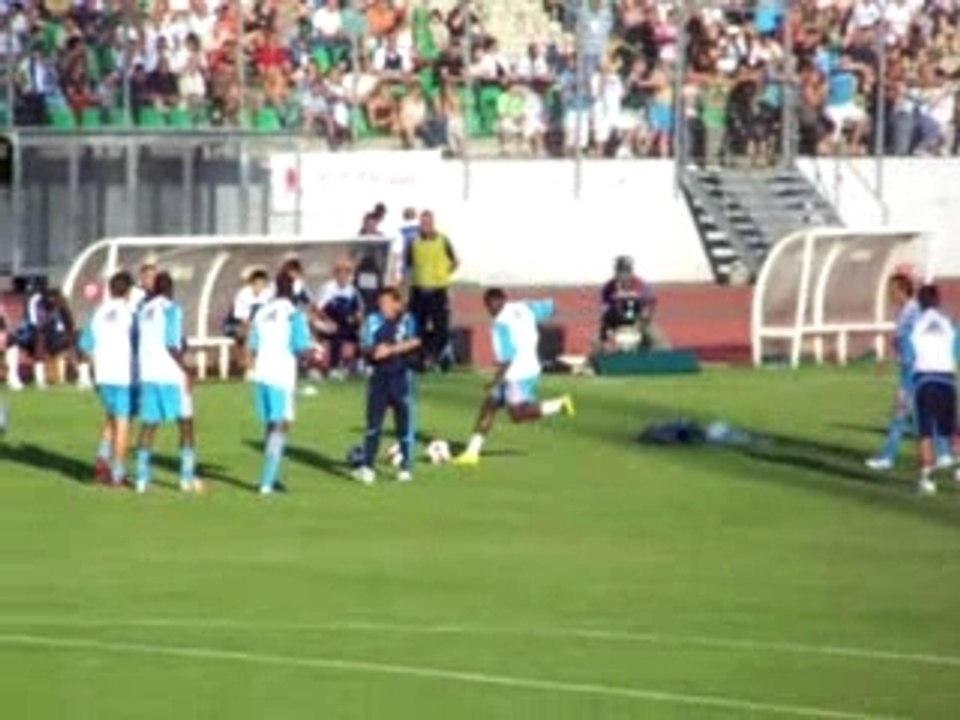 Echauffement des TITULAIRES