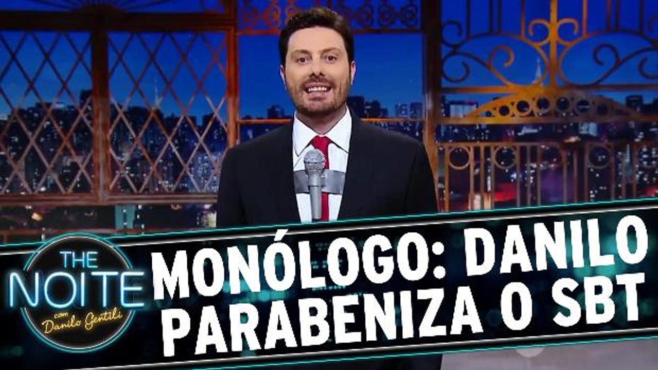Monólogo: Danilo comemora os 35 anos do SBT
