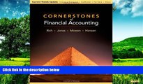 READ FREE FULL  Cornerstones of Financial Accounting, Current Trends Update (Available Titles