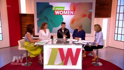 DNCE on Loose Women (august 19, 2016), performing "Toothbrush"