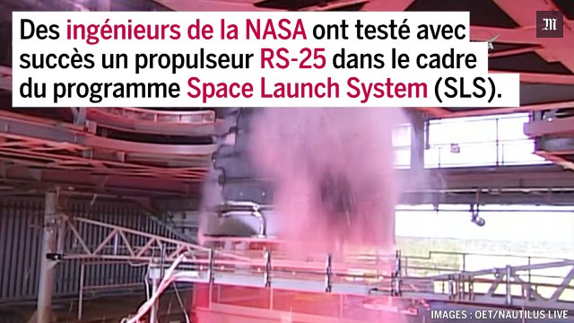 La Nasa teste un nouveau propulseur pour le Space Launch System