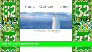 Big Deals  Introduction to Managerial Accounting  Free Full Read Best Seller