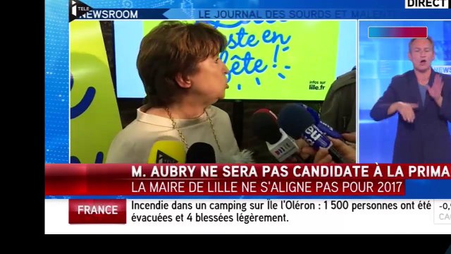 Duflot candidate à la primaire écologiste, Aubry n’ira pas à la primaire de la gauche