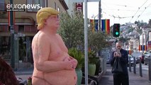 Trump'ın çıplak heykelleri ABD sokaklarında