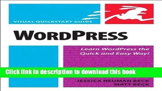 [Read PDF] WordPress: Visual QuickStart Guide Download Free