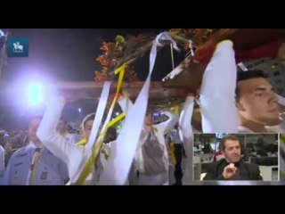 Diácono comenta a Via-Sacra