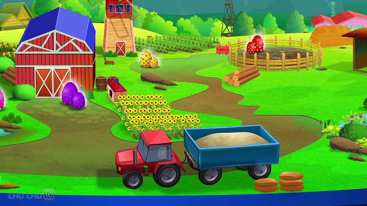 Surprise Eggs Baby Farm Animals Toys   Learn Baby Animals & Animal Sounds   ChuChu TV Kids Surprise