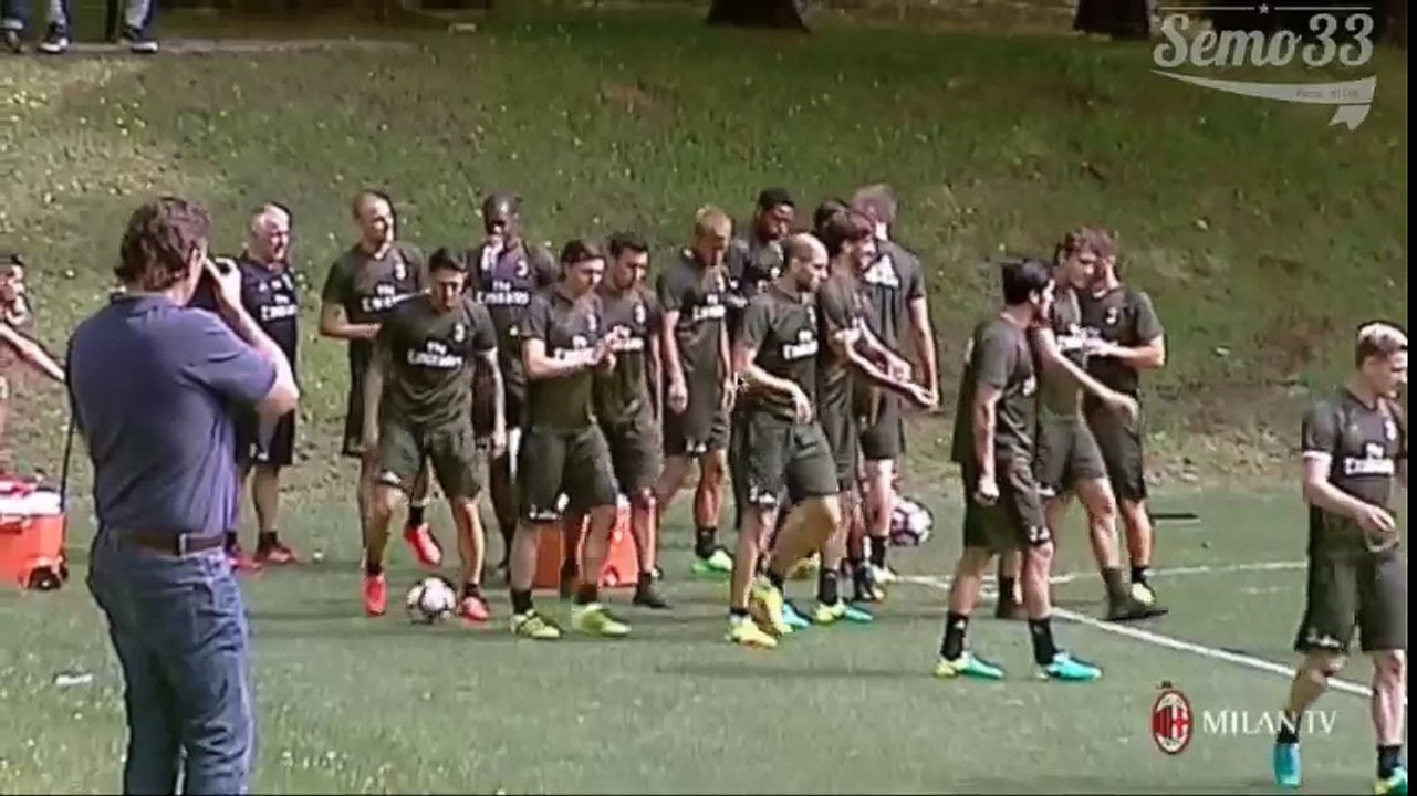 Milan training session 19-08-2016