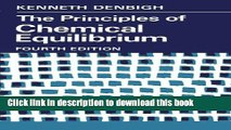 [PDF] The Principles of Chemical Equilibrium: With Applications in Chemistry and Chemical