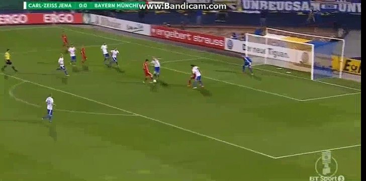 Robert Lewandowski Goal - Cars Zeis Jena 0-1 Bayern Munich