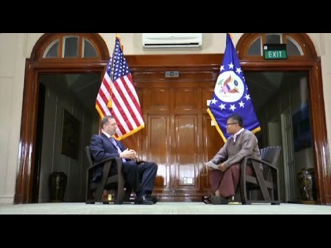 DVB speaks to US Ambassador to Burma, Derek Mitchell