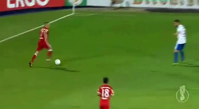 Robert Lewandowski Hattrick Goal - Carl Zeiss Jena 0-3 Bayern Munchen (19/8/2016)