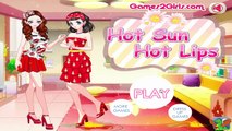 Hot Sun Hot Lips Game  - Dress Up Video Games For Girls