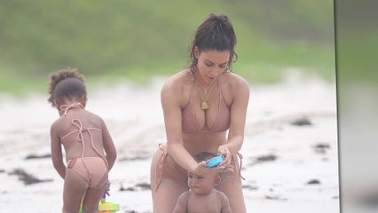 Download Video: A Bikini-Clad Kim Kardashian Stuns During Mexican Getaway