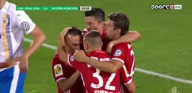 ALL GOALS - Carl Zeiss Jena 0-5 Bayern München 19.08.2016