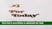 [PDF] For Today Workbook Overeaters Anonymous Popular Colection