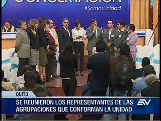 Líderes de la Unidad acuden a encuentro de Concertación