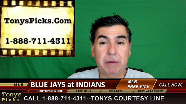 Cleveland Indians vs. Toronto Blue Jays Free Pick Prediction MLB Baseball Odds Series Preview