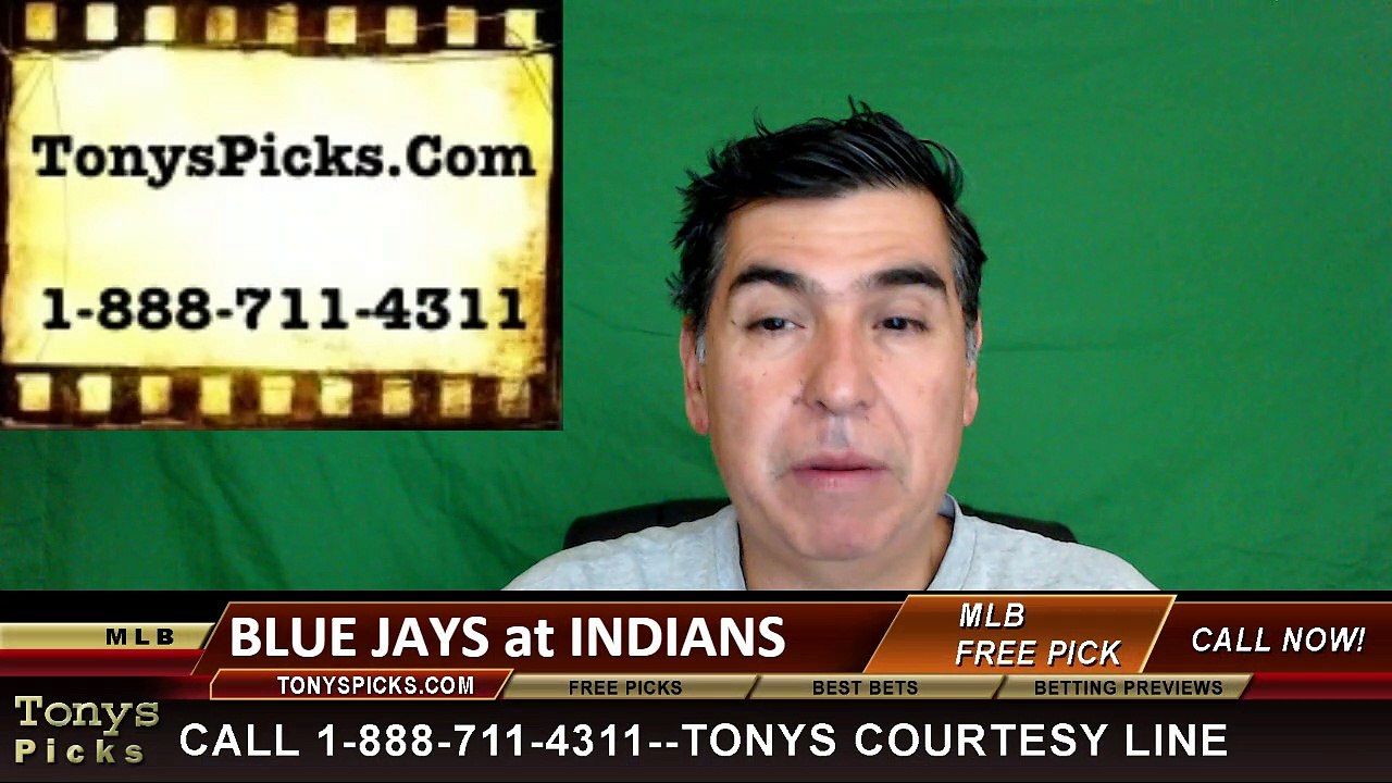 Cleveland Indians vs. Toronto Blue Jays Free Pick Prediction MLB Baseball Odds Series Preview