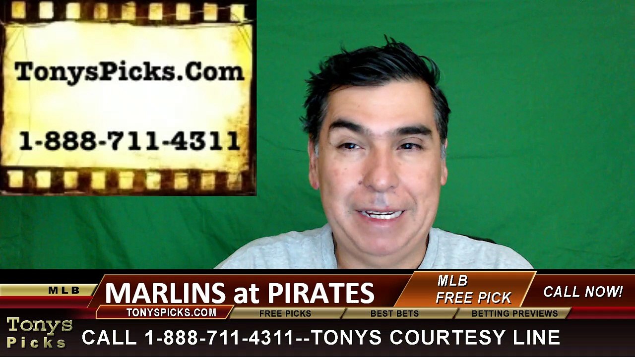 Pittsburgh Pirates vs. Miami Marlins Free Pick Prediction MLB Baseball Odds Series Preview
