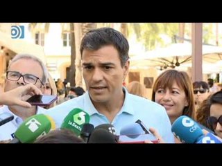 Sánchez: "La fecha de la investidura muestra la poca talla de Rajoy como político"