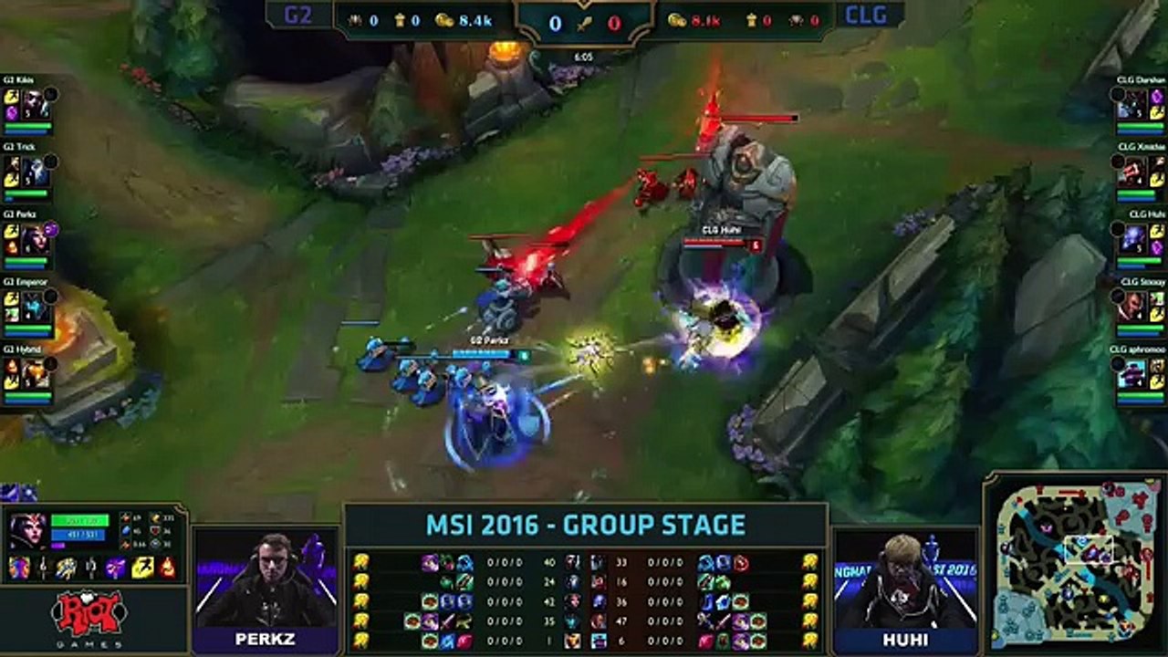 G2 vs CLG - MSI 2016 (Mid-Season Invitational) - G2 Esports vs Counter Logic Gaming_4