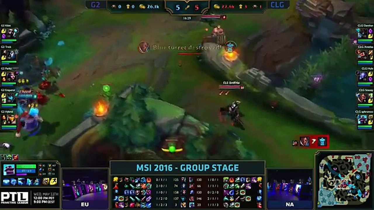 G2 vs CLG - MSI 2016 (Mid-Season Invitational) - G2 Esports vs Counter Logic Gaming_6