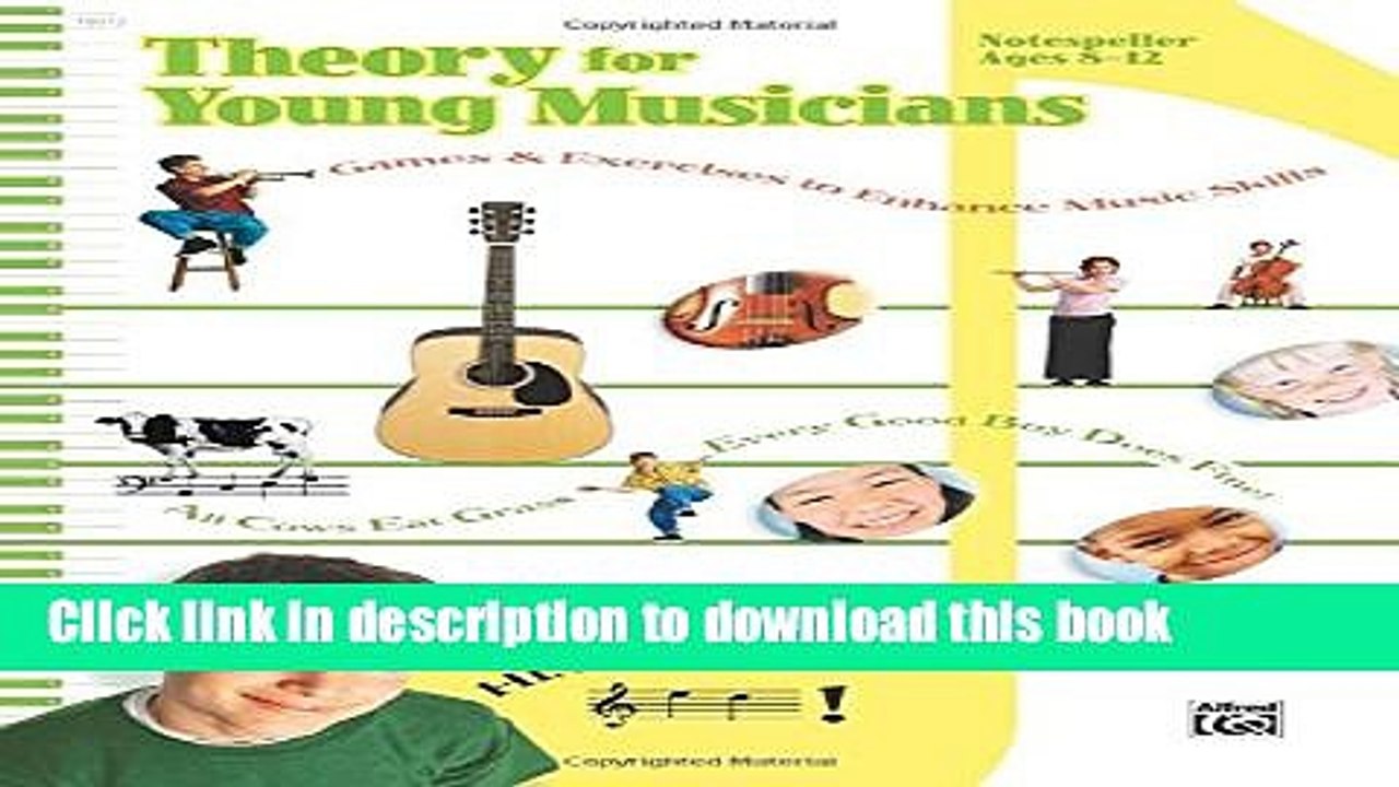 [PDF] Theory for Young Musicians, Notespeller Full Online