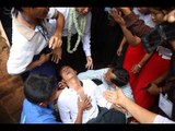RAW: Student Khin Hlaing collapses at courthouse