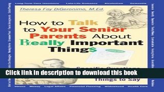Collection Book How to Talk to Your Senior Parents About Really Important Things