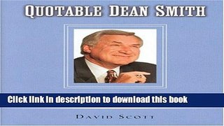 [Popular Books] Quotable Dean Smith Full Online