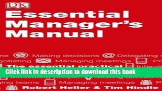 [Download] Essential Managers Manual Paperback Collection[Download] Essential Managers Manual