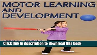 [PDF] Motor Learning and Development Full Online