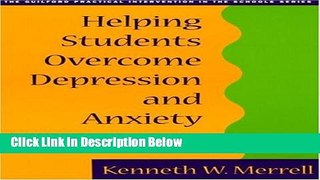 [PDF] Helping Students Overcome Depression and Anxiety: A Practical Guide Ebook Online