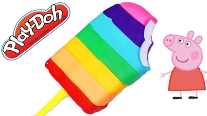 Peppa Pig Toys eat Play Doh Ice Cream - wonderful videos for kids