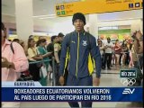 Boxeadores Olímpicos arriban a Guayaquil