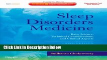 Ebook Sleep Disorders Medicine: Basic Science, Technical Considerations, and Clinical Aspects,