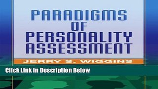 Books Paradigms of Personality Assessment Free Online