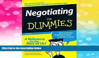 Must Have  Negotiating For Dummies  READ Ebook Full Ebook Free