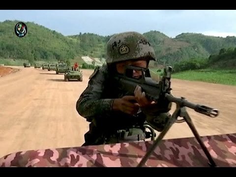 WATCH: China flexes military might with Burma border drills
