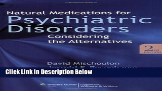 Ebook Natural Medications for Psychiatric Disorders: Considering the Alternatives Free Online