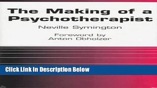 Books Making of a Psychotherapist Free Online