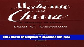 [PDF] Medicine in China: A History of Ideas Full Online