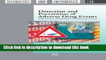 [PDF] Detection and Prevention of Adverse Drug Events: Information Technologies and Human Factors