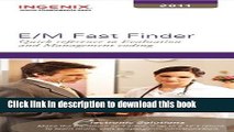 [PDF] E/M Fast Finder: Quick Reference to Evaluation and Management Coding Full Colection