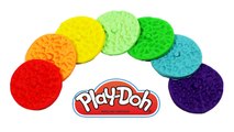 Play Doh Rainbow Cookie - Clay playdoh biscuit and cookie with peppa pig español toys