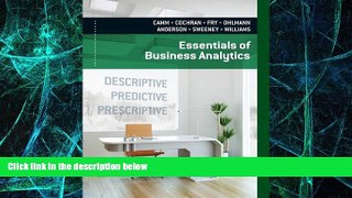 Big Deals  Essentials of Business Analytics  Best Seller Books Most Wanted