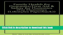[PDF] Family Health for Dummies/First Aid   Safety for Dummies (For Dummies (Lifestyles